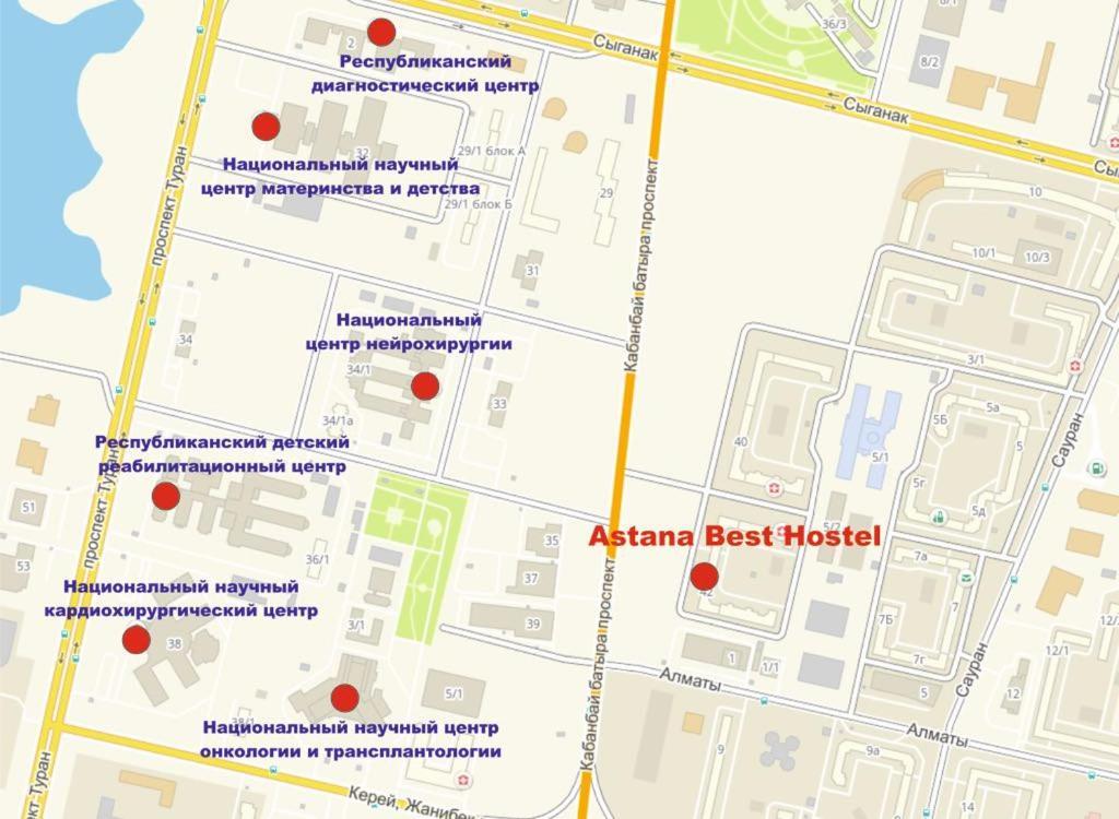 Astana Best Hostel Exteriér fotografie